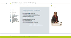 Desktop Screenshot of christiane-bauer.com